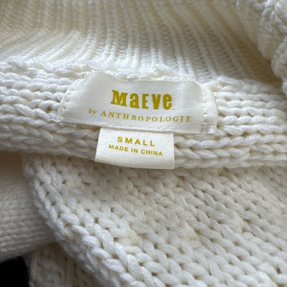 Anthropologie Maeve Cable Knit Chunky Cardigan Sweater Blazer Size Small - Picture 4 of 15